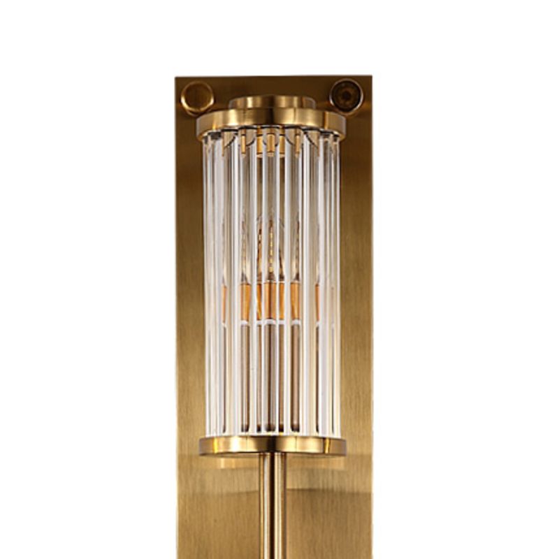 Metal and Crystal Wall Mounted Fixture Post Modern 1 / 2 - Light Wall Sconce