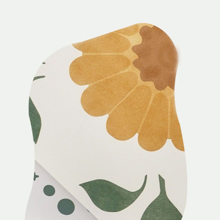 Patterned Singular Tile Ceramic Indoor Floor Tile with Square Shape