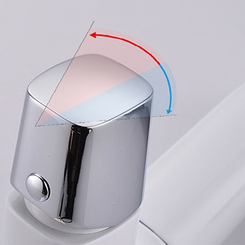 Contemporary Vessel Faucet Pull-out Faucet with One Knob Handle
