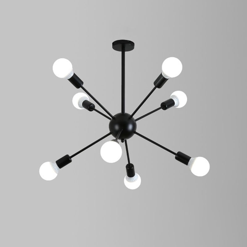 Multi-Head Chandelier Lighting Fixtures Modern Style Sputnik Suspension Light
