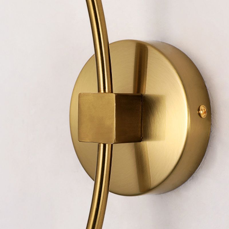 Modern Wall Sconce Flower Wall Light Fixture with Acrylic and Metal for Bedroom