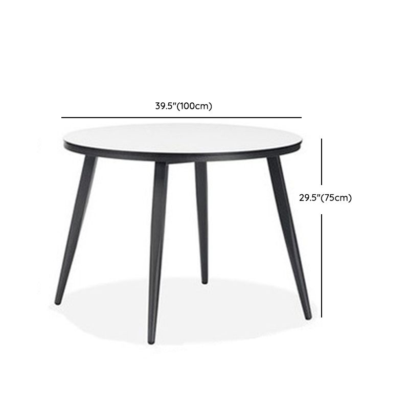 Boho 1/5/7 Pieces Metal Dining Set Stone Dining Table Set for Outdoor