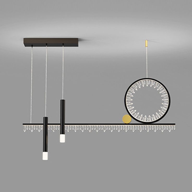 Modernism 4-Light Kitchen Island Lighting LED Island Pendant Lighting