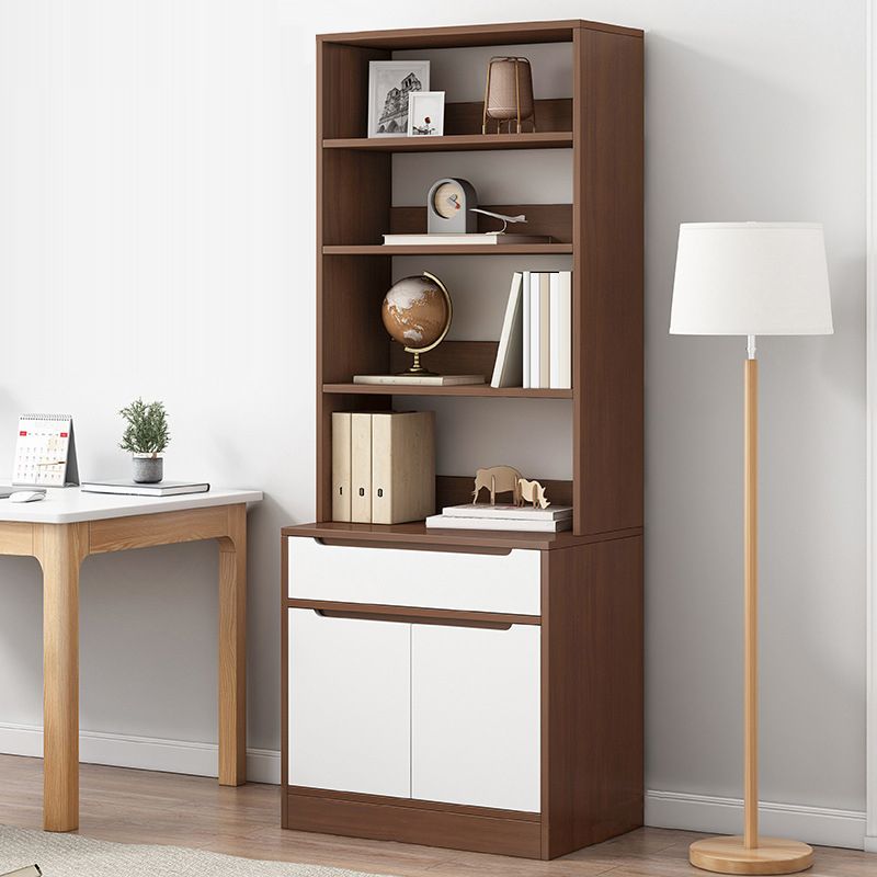 Vertical Shelf Bookcase Engineered Wood Book Shelf for Study Room