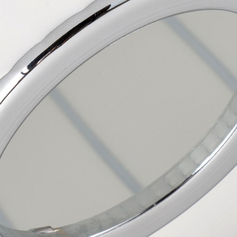 Silk Hanging Lamp, Simple Disk-Shaped Shade Pendant Lighting in White Finish