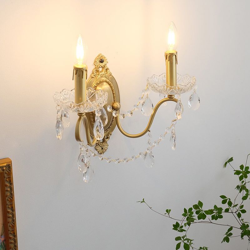 Modern Style Geometric Wall Light Sconces Metal Multi Lights Wall Lighting