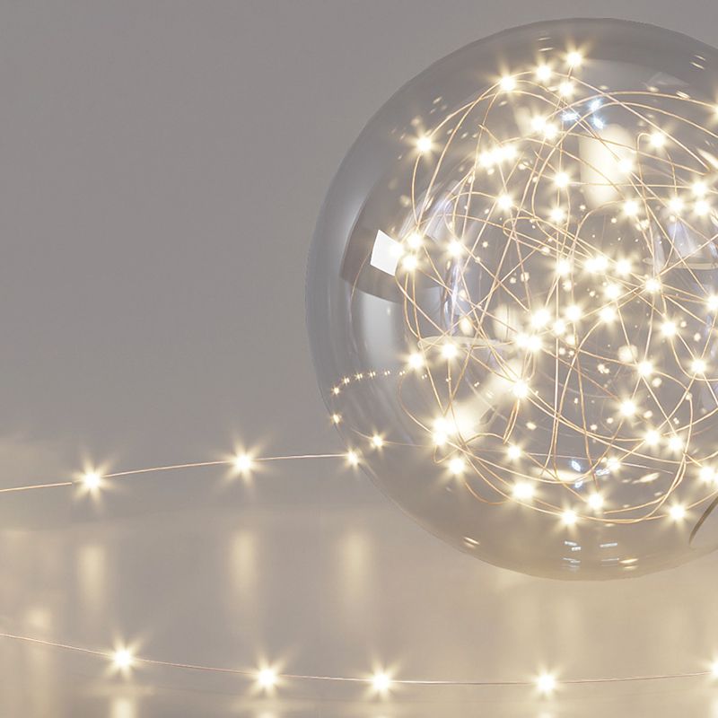 Modern Luxury Style Spherical Flush Mount Ceiling Light Fixtures Glass Flushmount Lighting in Gold Finish