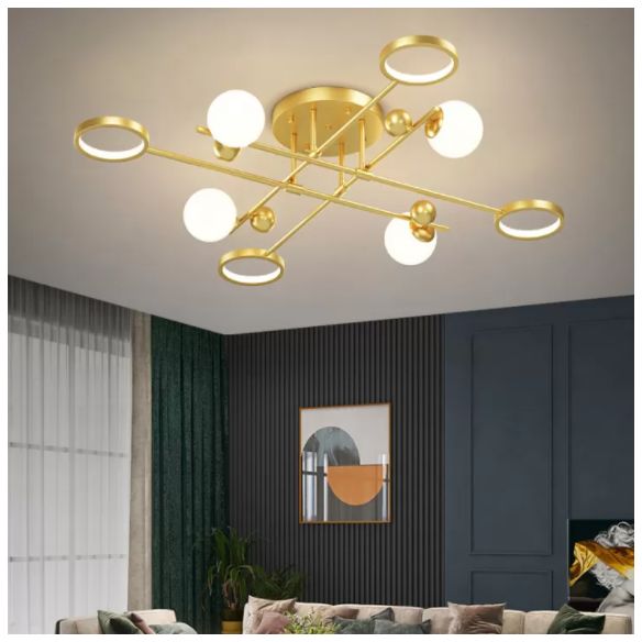 LED Light Flush Mount Light Metal Light Multiple Light Living Room Light