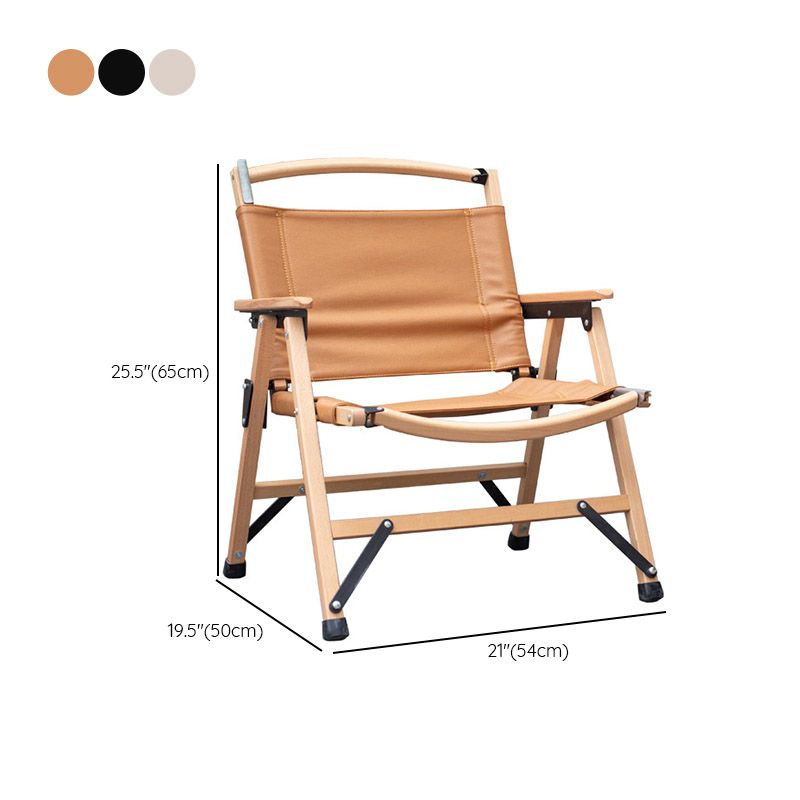 No Distressing Modern Patio Arm Chair Solid Wood Dining Armchair with Arm