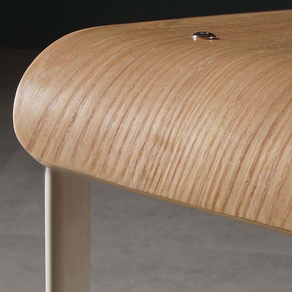 Industriële stijl metalen benen eetkamerstoelen open achterste zijkant voor thuis