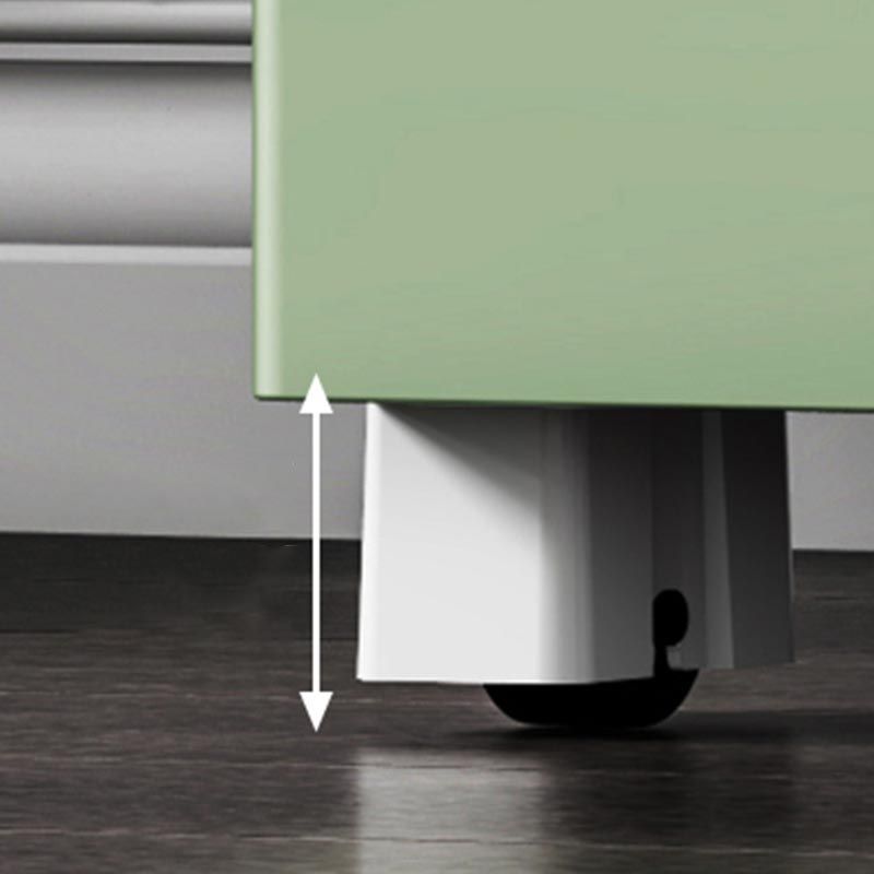 White Plastic Wardrobe Armoire Contemporary Storage Cabinet with Drawer