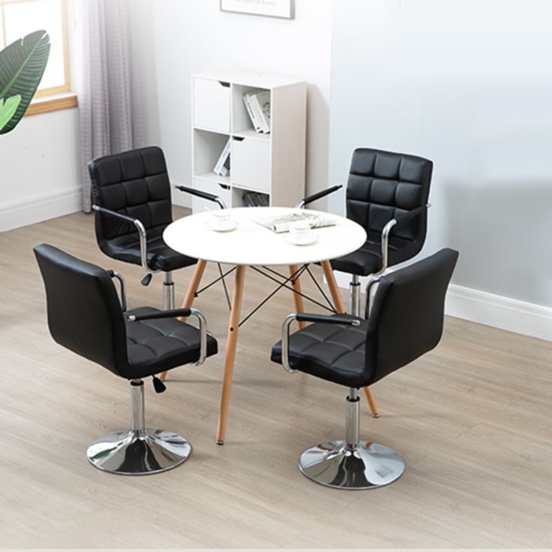 Taburete elevable con respaldo moderno, taburete de bar de acero para el hogar con cojín