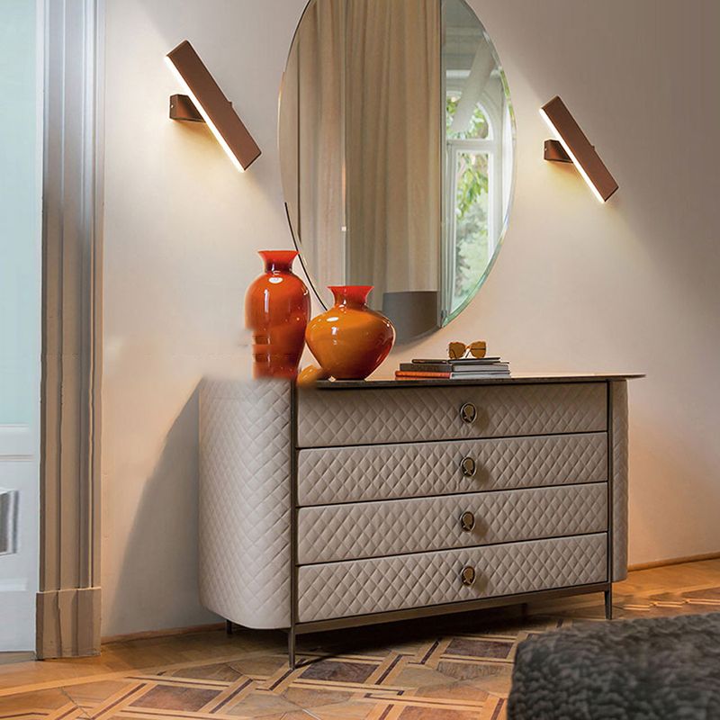 Stile moderno a parete a parete a parete a parete in metallo funzimi da parete rettangolare