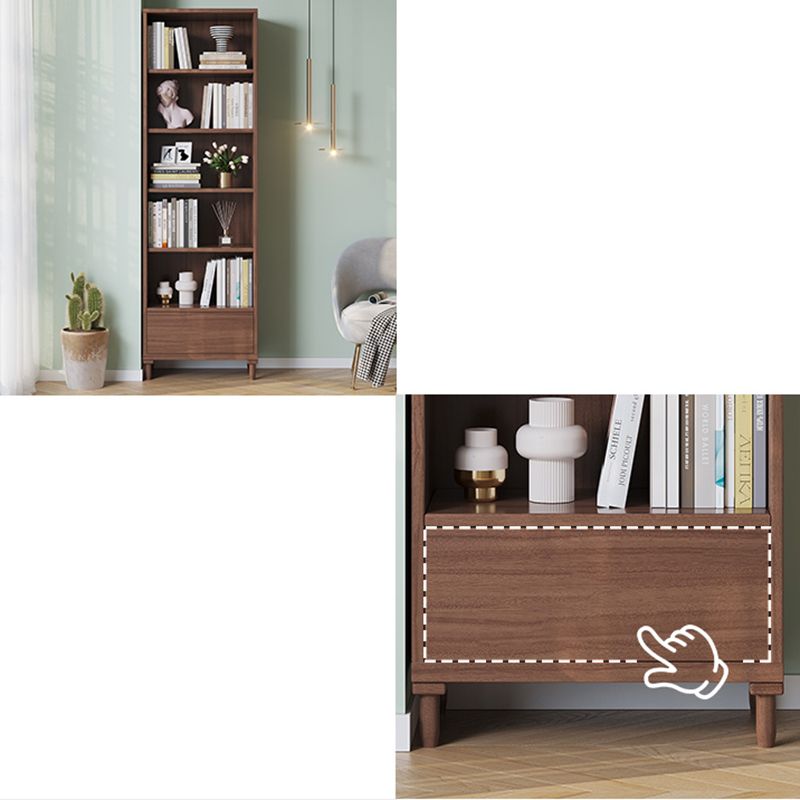 12" Wide Contemporary Shelf Bookcase Shelves Included Bookshelf