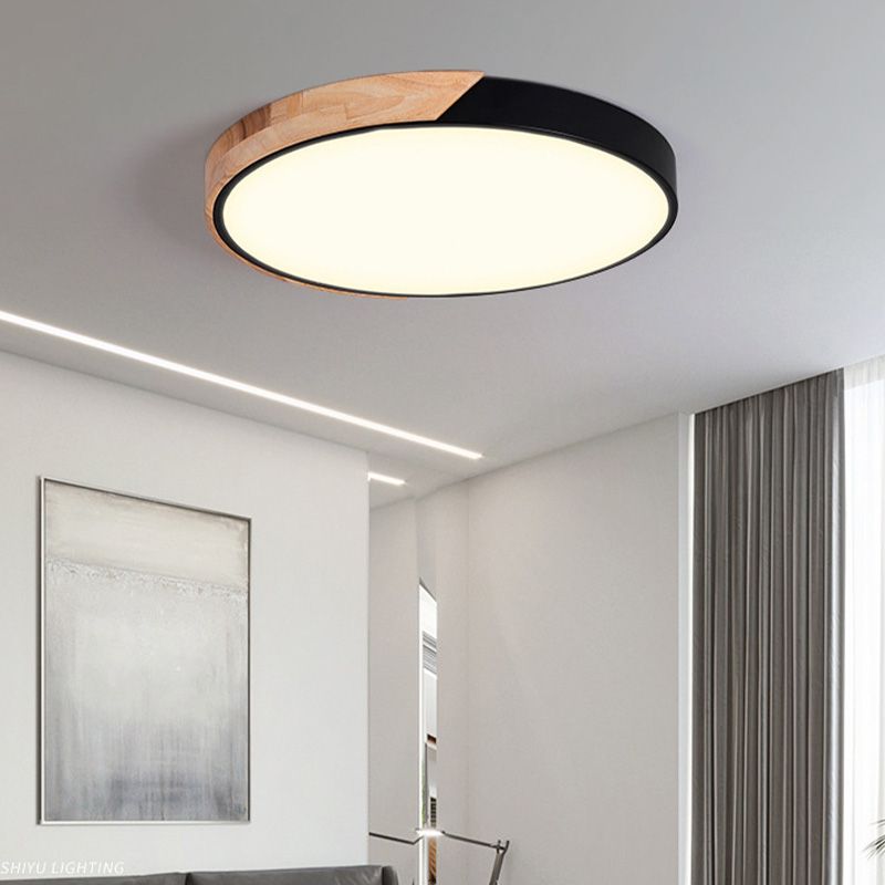 Macron LED Light Fixture Acryl Kleurrijke Plafond Mount Licht voor Zitkamer