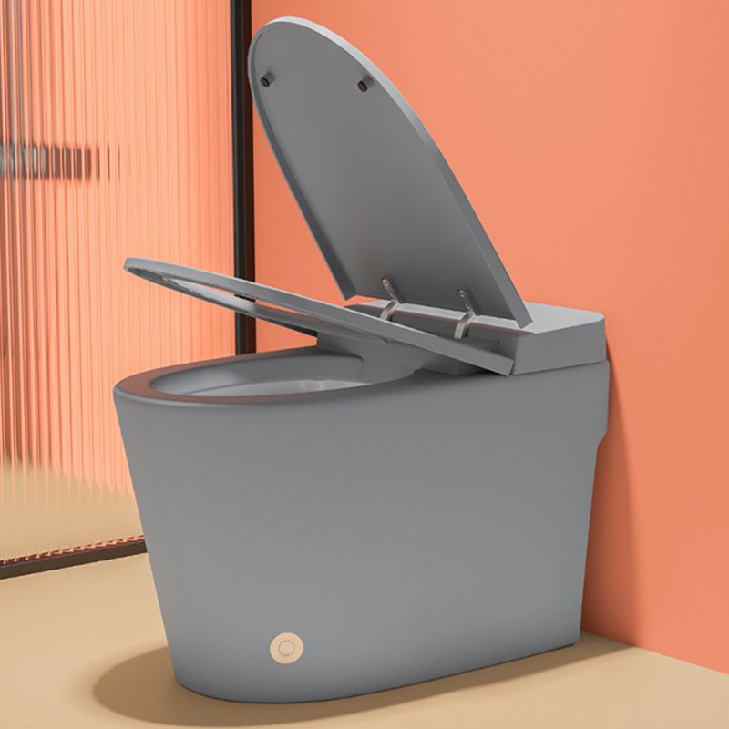 Modern Skirted Toilet Bowl Siphon Jet Toilet with Seat for Bathroom