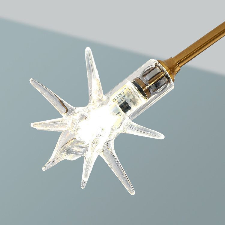 Modern Ceiling Light Glass Shade Flush Mount Lighting Fixture for Bedroom