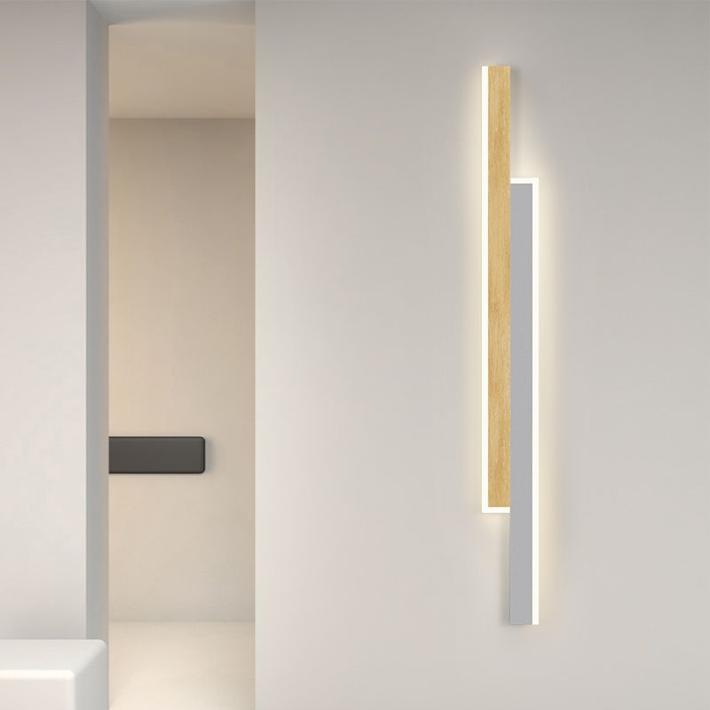 2 lumières Lautres murales linéaires LUMIRES METAL METAL METAL METAL