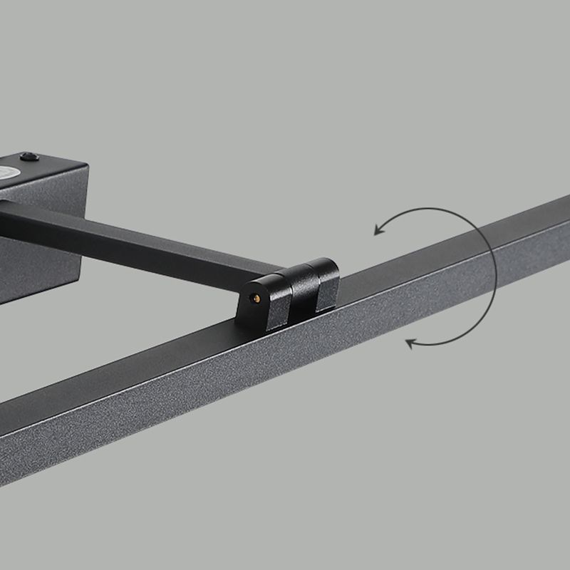 Minimalismus Leuchtenlicht 1-Licht-Aluminium Linear Wandmontage Licht für Badezimmer