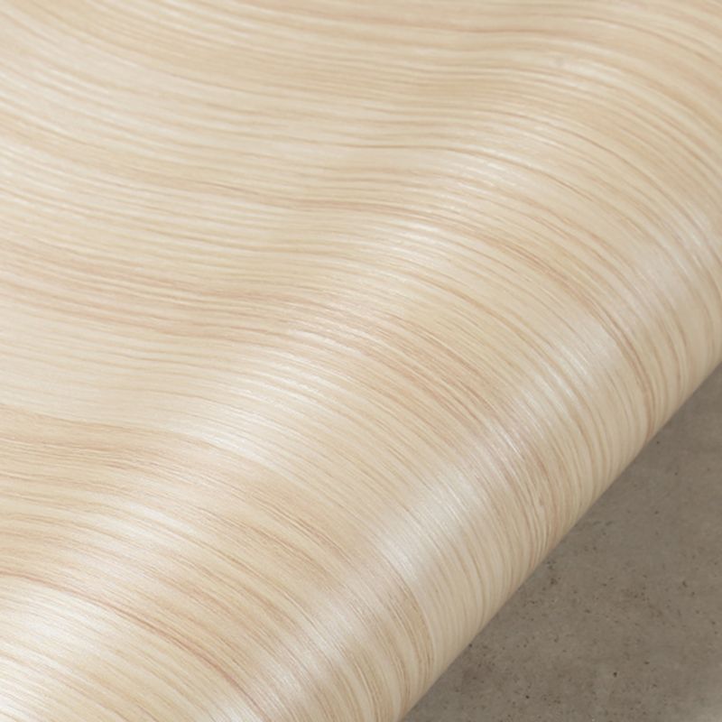 Pastel Color Faux Wood Wallpaper Roll Self Sticking Wall Covering for Living Room