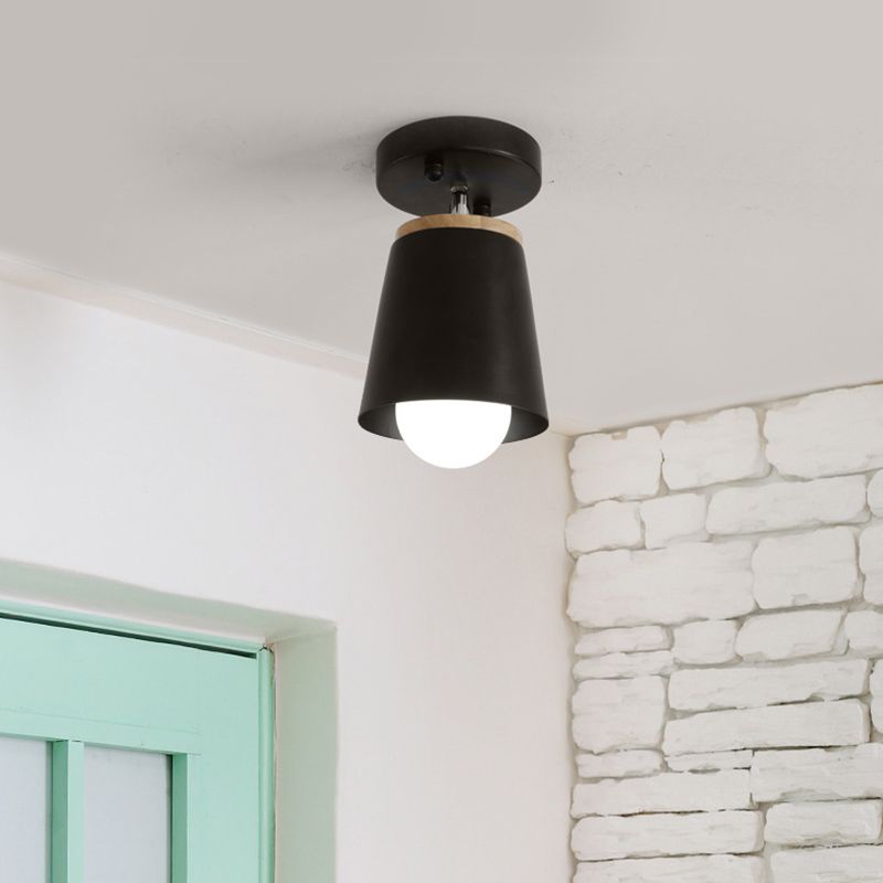 Minimalisme -stijl macaroon muur sconce hoek verstelbare metalen cilinder schaduw wandlicht voor slaapkamer