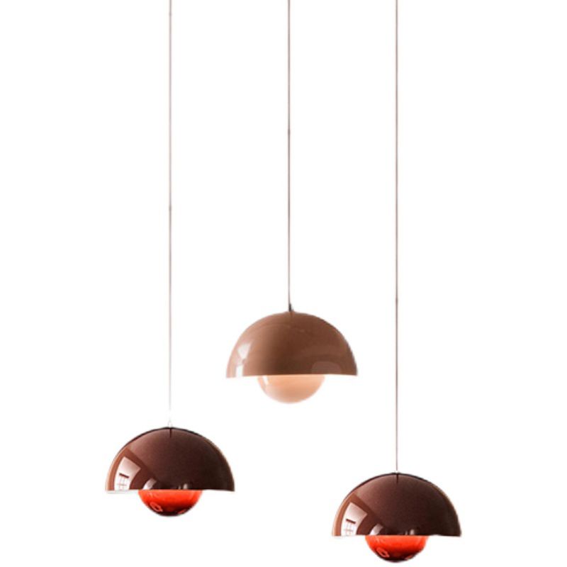 Luminaires pendentifs de style nordique 1 lumière minimaliste macaron suspendu