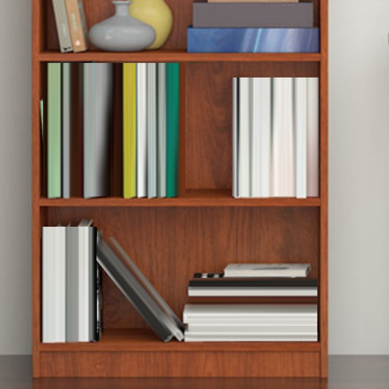 Modern Closed Back Standard Bookshelf Engineered Wood Bookcase