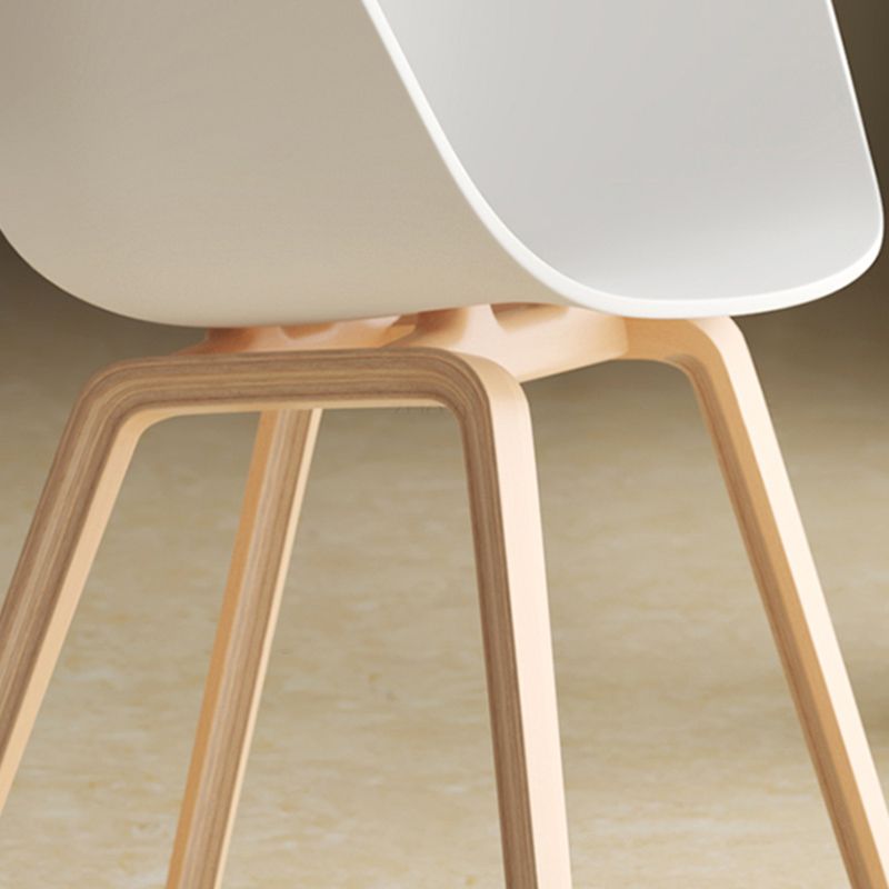 Sedie da pranzo in stile contemporaneo sedie da cucina con gambe in legno