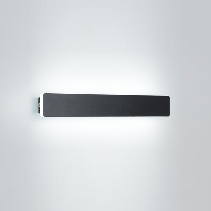 Metal Linear Shape Wall Light Modern 1-Light Wall Mounted Light Fixtures