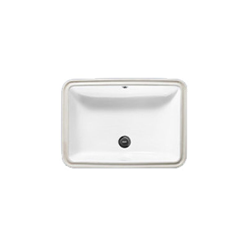 Classic Bathroom Sink Rectangular Vessel Bathroom Sink with Faucet