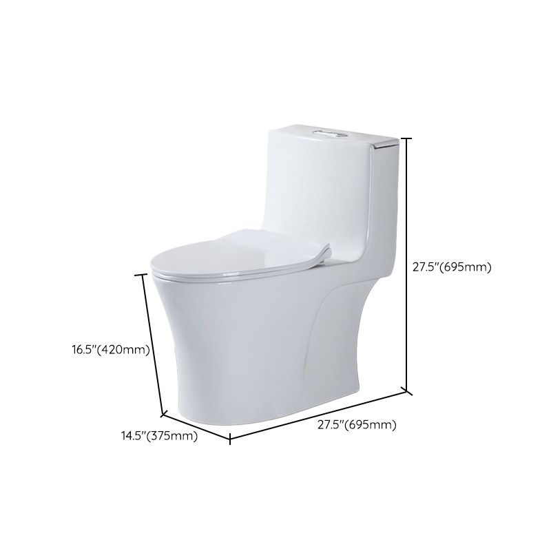 Modern All-In-One Toilet Bowl Floor Mount White Urine Toilet for Washroom
