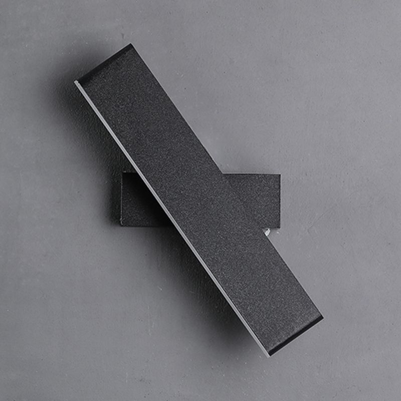 Rotatable kreative schwarze Flush Mount Wandleuchte Einfachheit Leuchte Leuchte