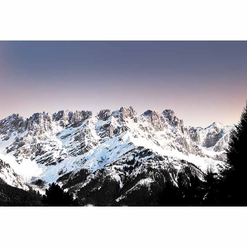 Washable Photography Mural Wallpaper Mountain Range Indoor Wall Mural