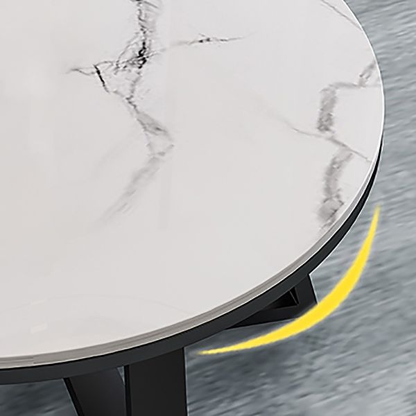 Slate Round Coffee Table Minimalist Round Coffee Table for Living Room