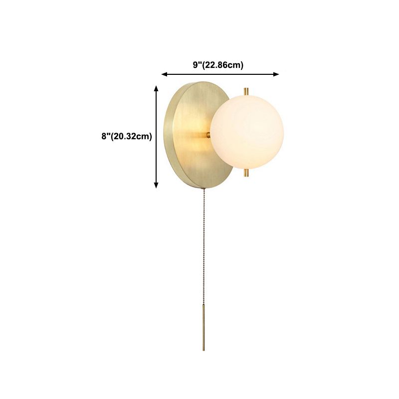 1 Light Unique Shape Wall Light Sconce Modern Metal Wall Light Fixture for Living Room