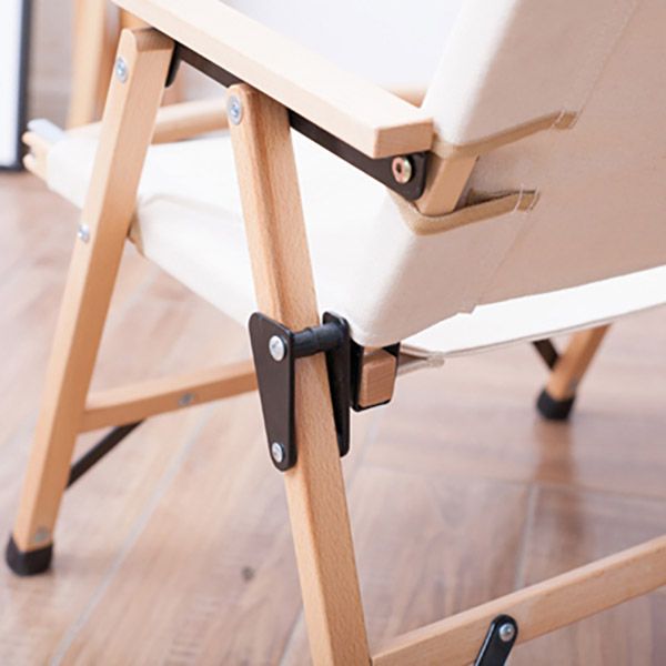 No Distressing Modern Patio Arm Chair Solid Wood Dining Armchair with Arm