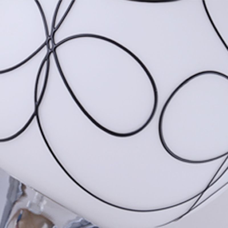 Multi Lights Ball Wall Mounted Light Fixture Modern Style Glass Wall Sconce Lights