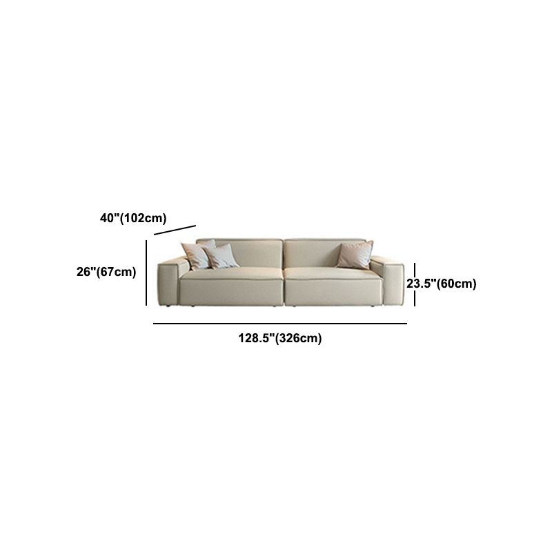 Contemporary Tight Back Square Arm Sofa/Sectional with Durable for Living Room