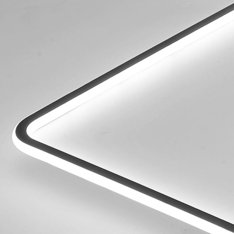 Luminaire de plafond à montage encastré simplicité géométrie LED plafonnier