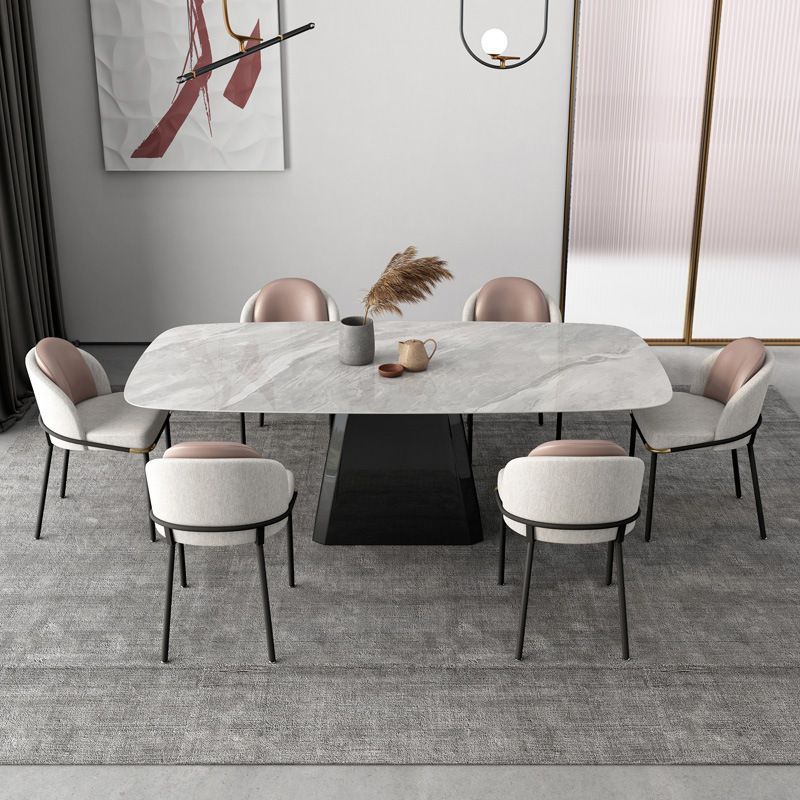 Modern Sintered Stone Dining Table Set 1/5/6/7 Pieces Dining Set for Home Use