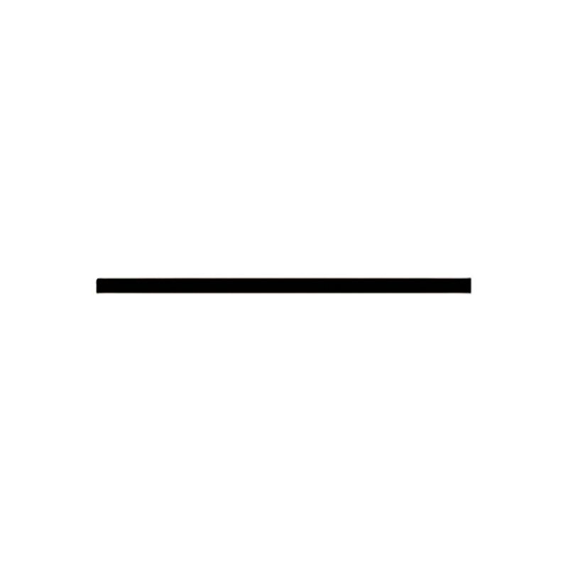 Metal Linear Shape Wall Lighting Modern Style 1 Light Wall Mounted Light Fixture in Black