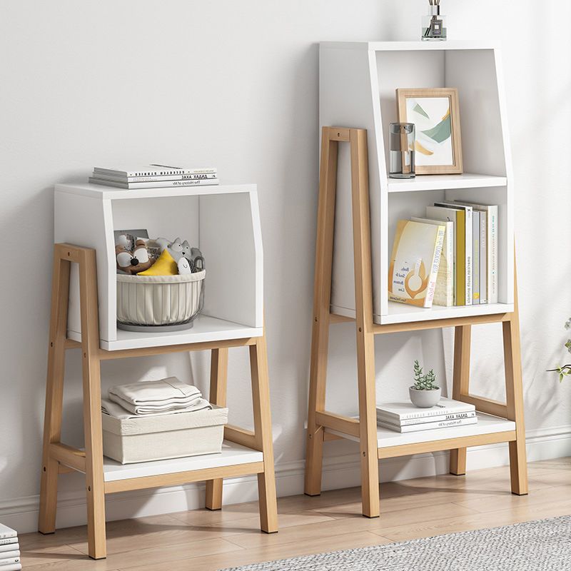 Modern Style Open Bookshelf Wooden Shelf Bookcase for Home Use