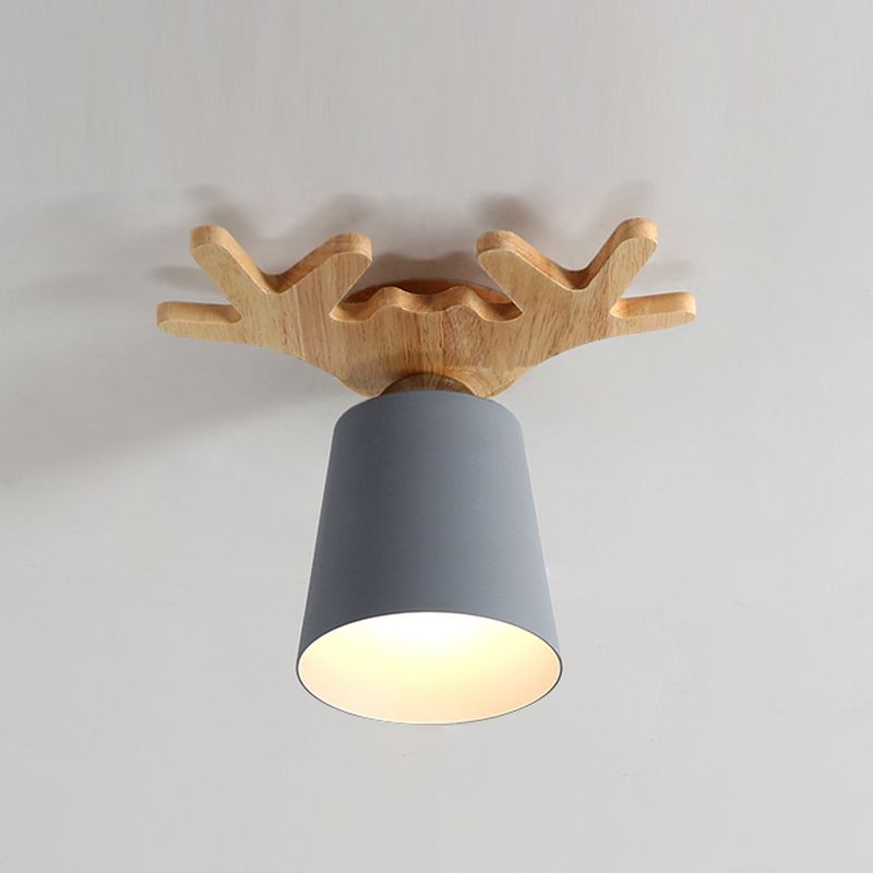 Cone Shaped Ceiling Mount Light Fixture Simple-Style Aisle Ceiling Light