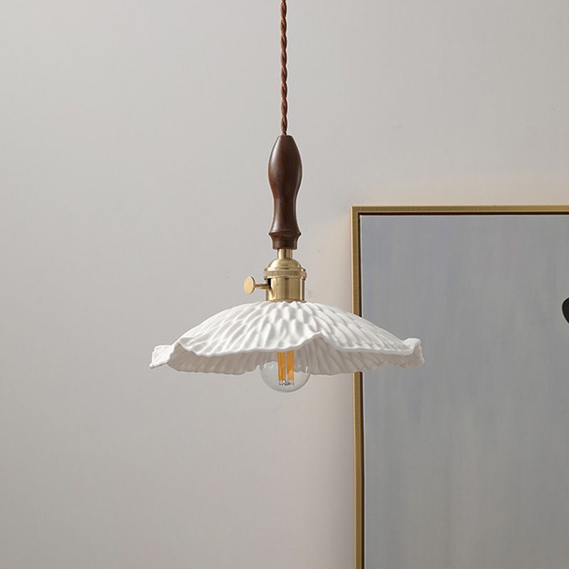 Amber 1 Light Pendant Lighting Industrial Style Glass Sanging Hanging Light for Bedroom