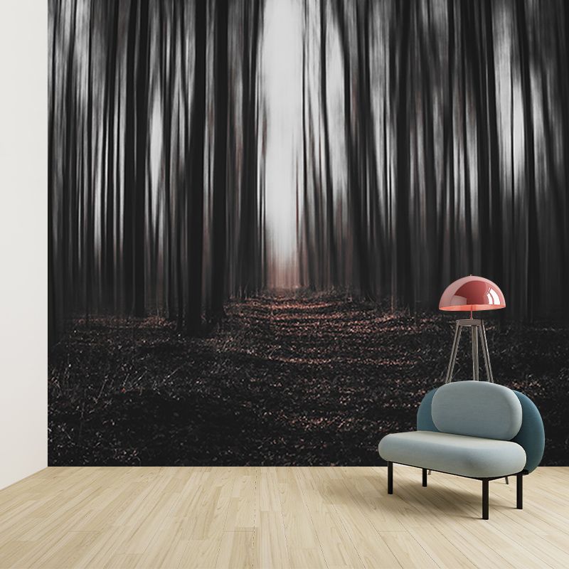 Modern Style Mural Wallpaper Forest Photography Indoor Wall Mural