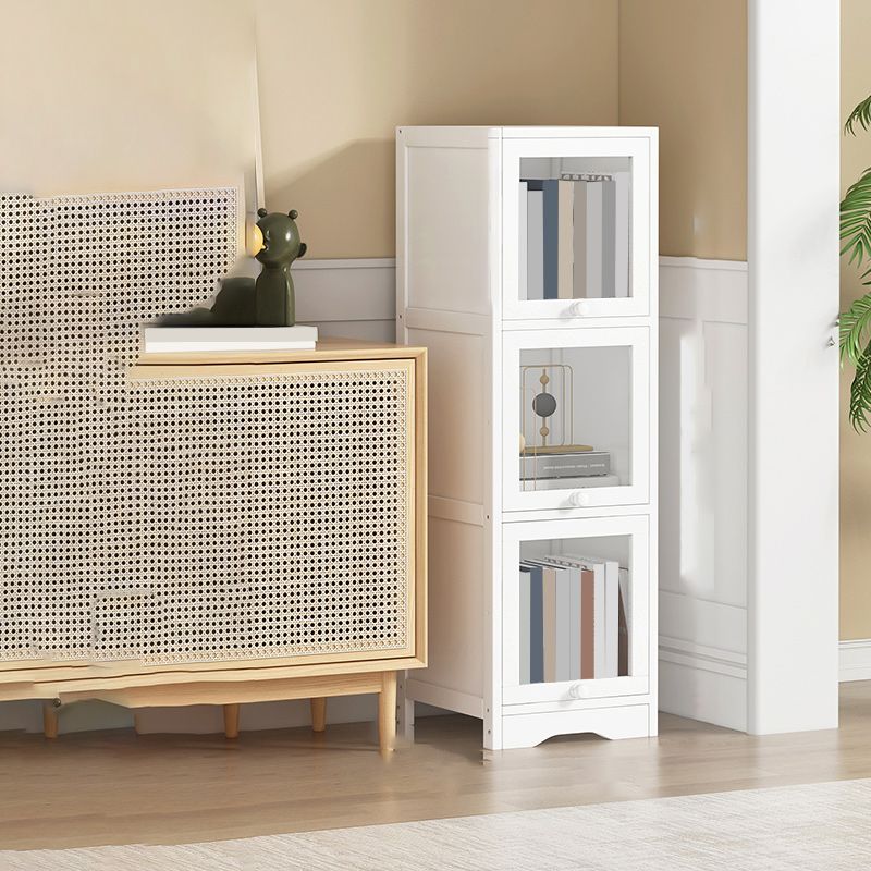 Modern Rectangle Accent Cabinet Rectangle Wood Cabinet with Doors