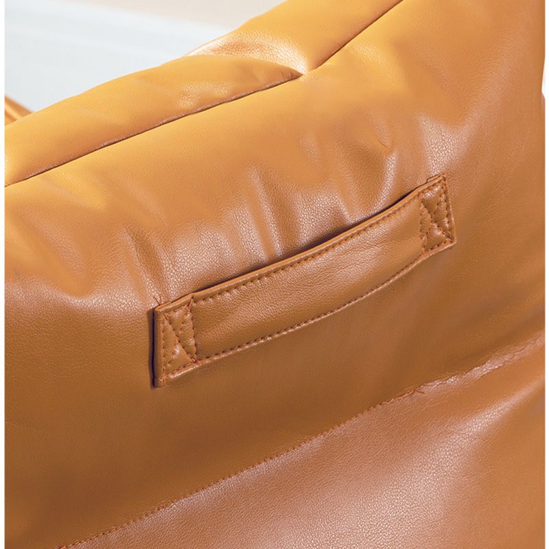 Faux Leather Chair 31.4" L x 31.4" W x 31.4" H Arms Included Chair