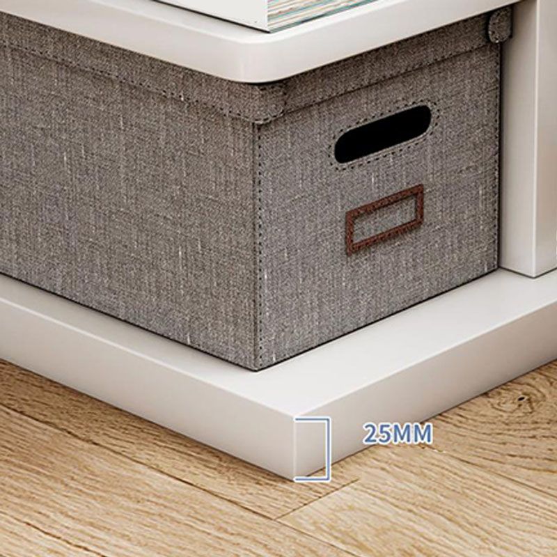 Modem & Contemporary Geometric Bookcase Wooden Book Shelf 11.8" Wide