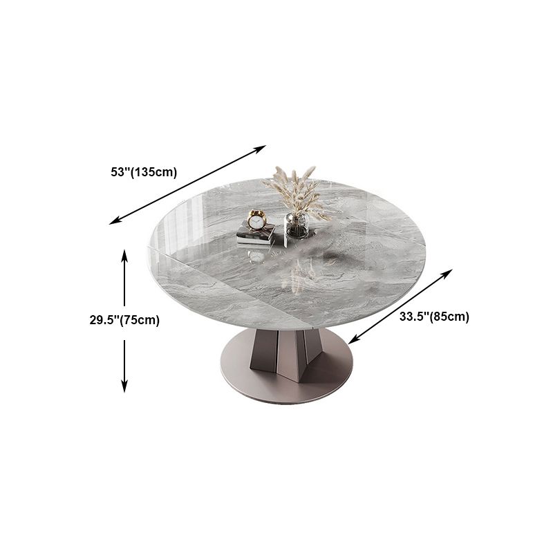 Glam 1/5/7 Pieces Dining Set Rectangular Sintered Stone Dining Table Set