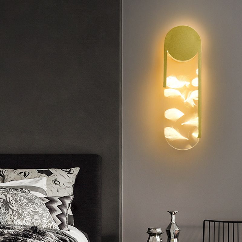 Modern Style Wall Mount Light LED Wall Light with Acrylic Shade for Bedroom